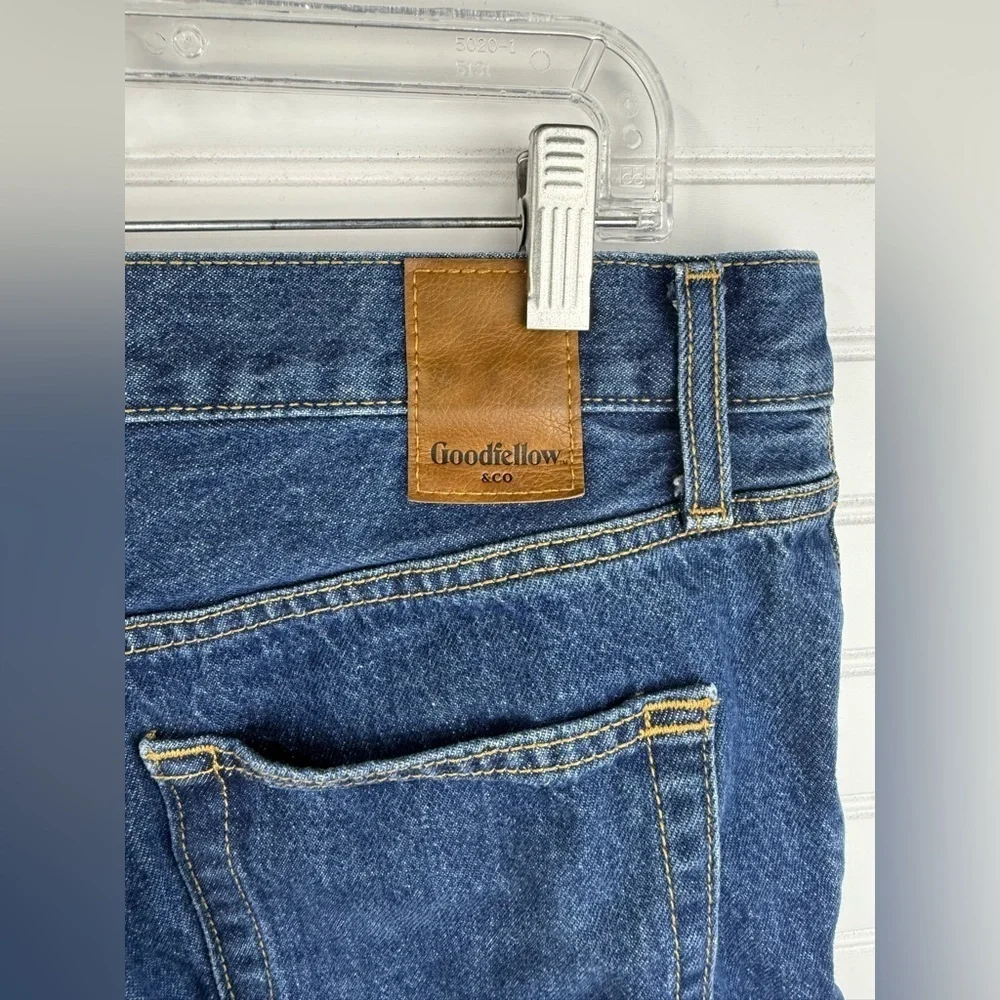 Goodfellow & Co. straight leg dark wash men’s jeans. Size 34wX30L - Picture 3 of 4